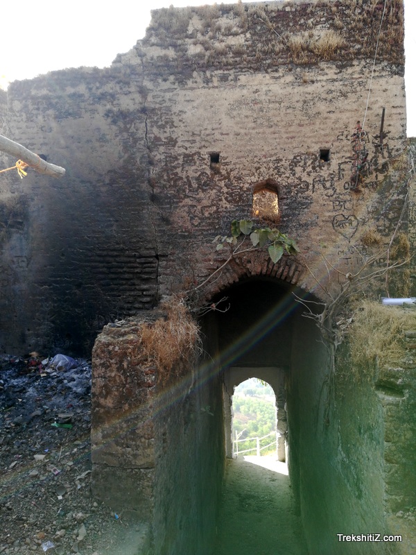 Parnera Fort,Main Entrance gate from inside